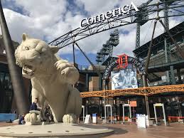 tiger statue near the entrance