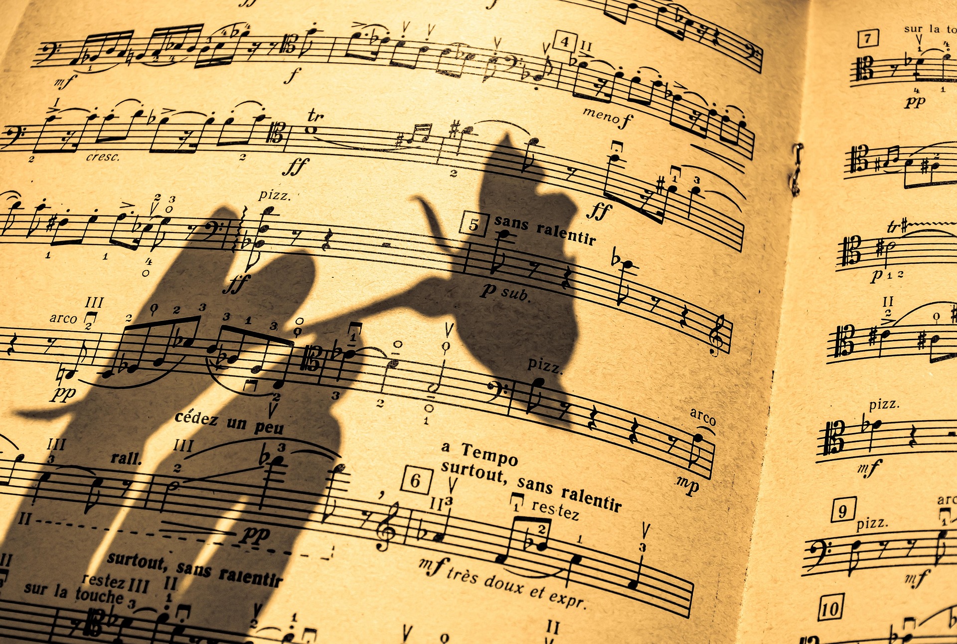 a picture of a sheet of music